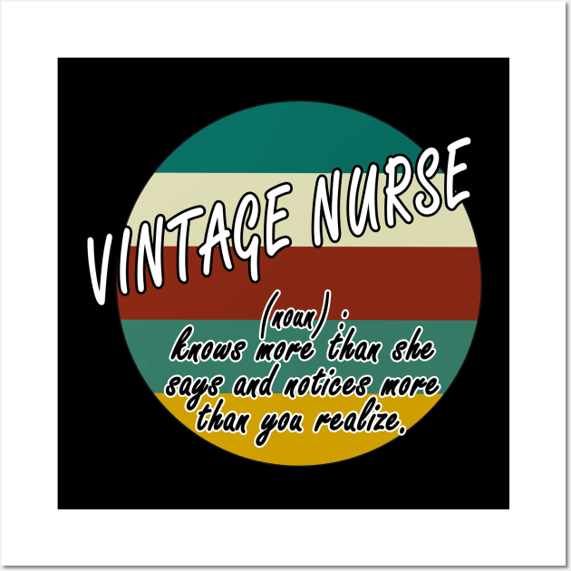 Vintage nurse Wall Art by salah_698